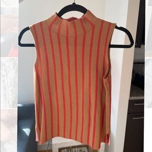 Moth by Anthropologie high neck crop top